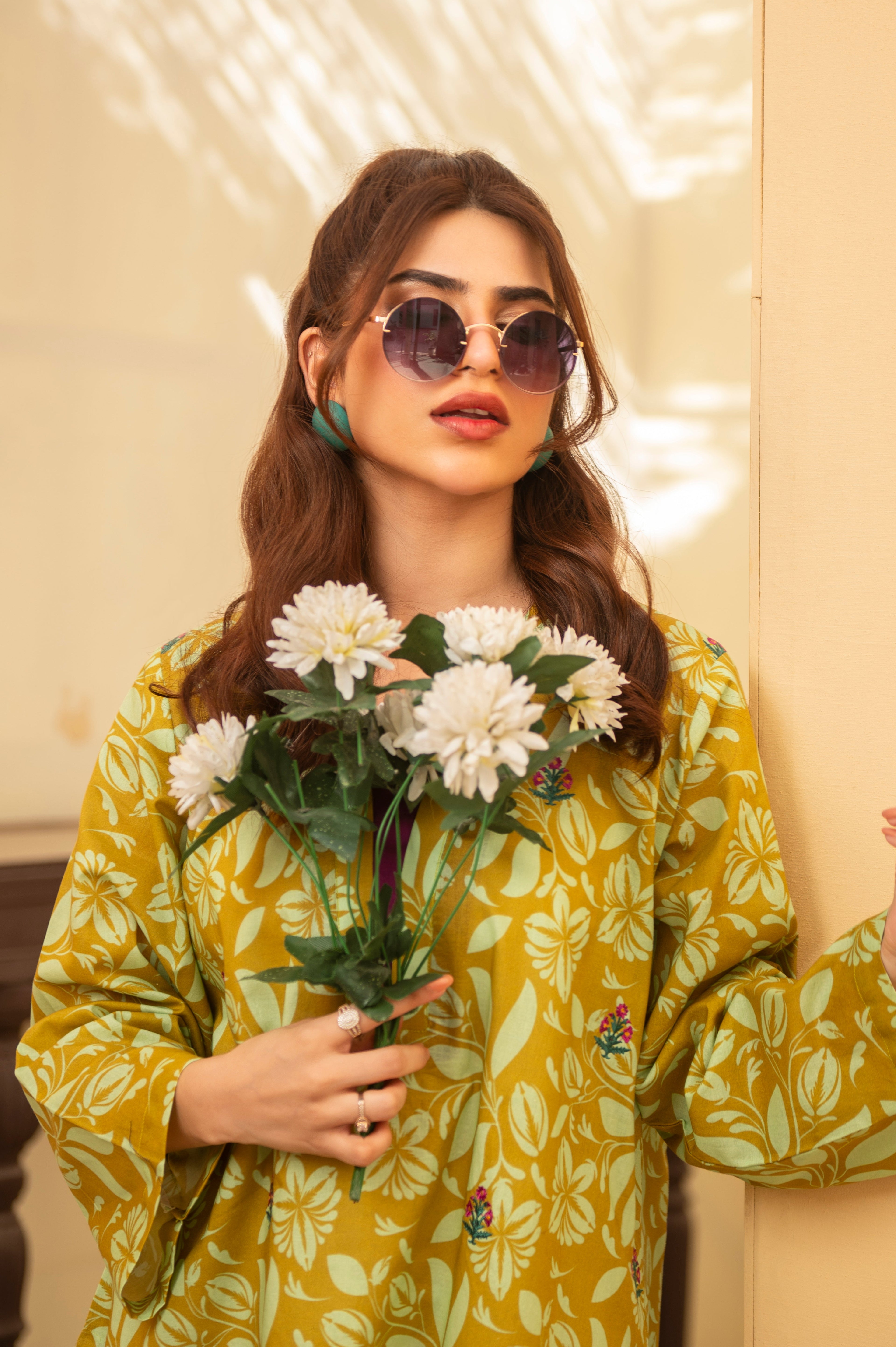 1 Piece Embroidered Cambric Kurti