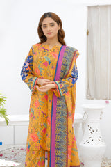 NSM Lawn 3pc (UnStitched)