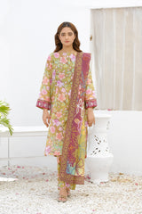 NSM Lawn 3pc (UnStitched)