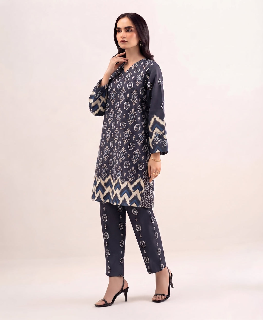 Co-ord Set 2pc Unstitched (NSM Collection)