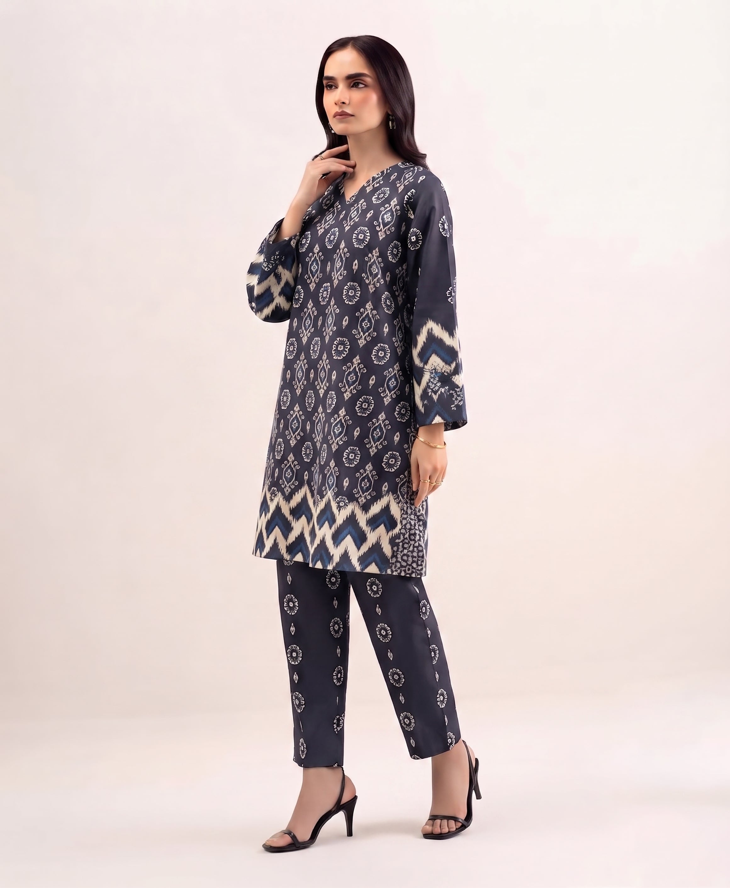 Co-ord Set 2pc Unstitched (NSM Collection)