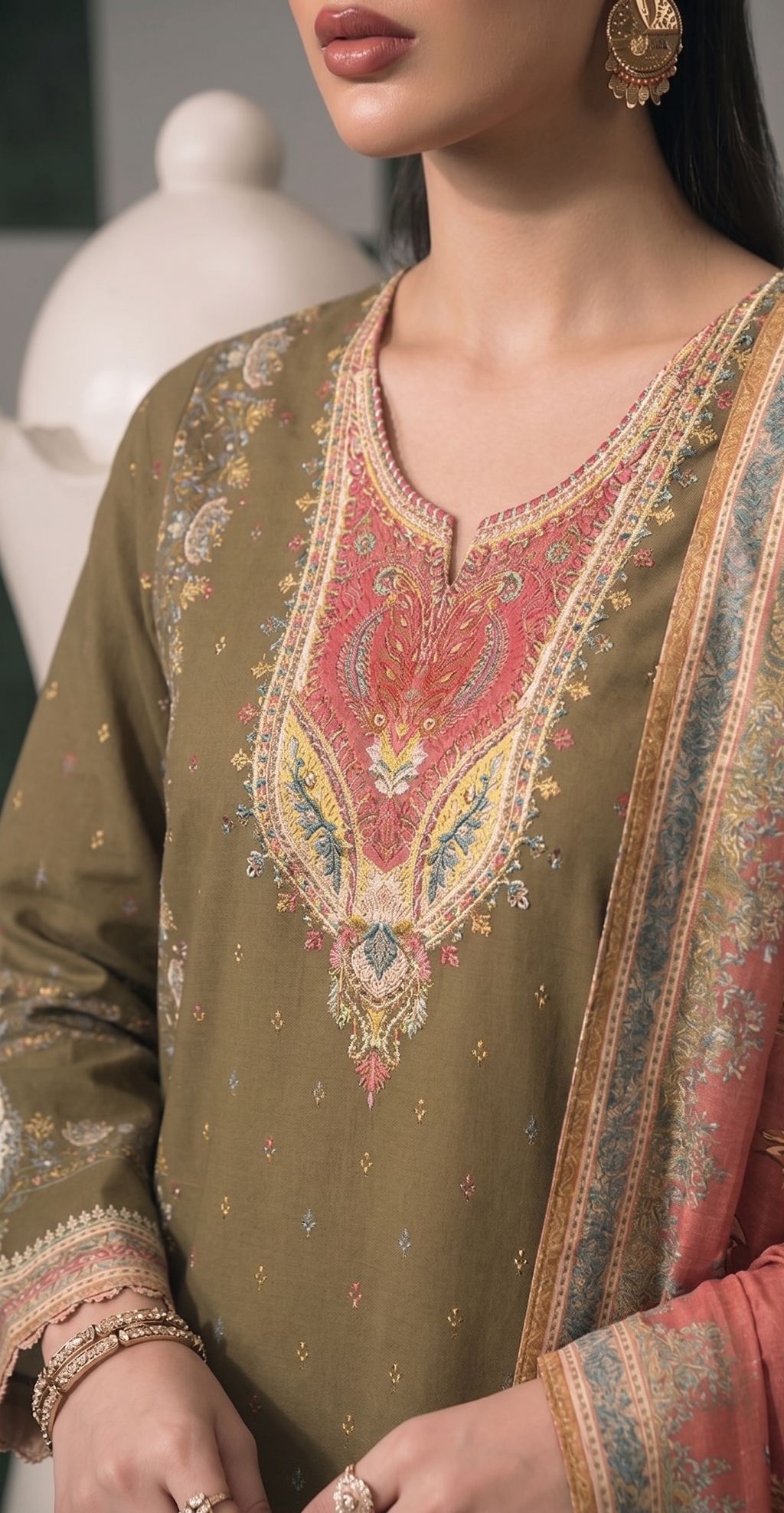 3pcs Stitched Suit (Andaaz collection)