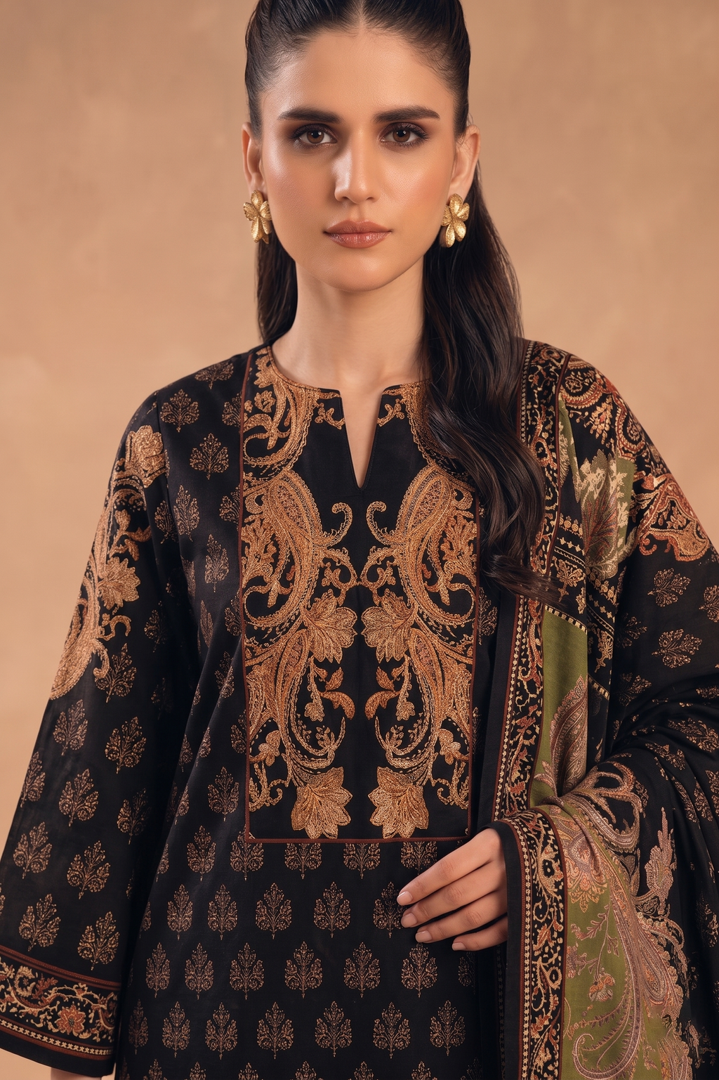 1 Pcs Kurti Unstitched (Logen Collection)