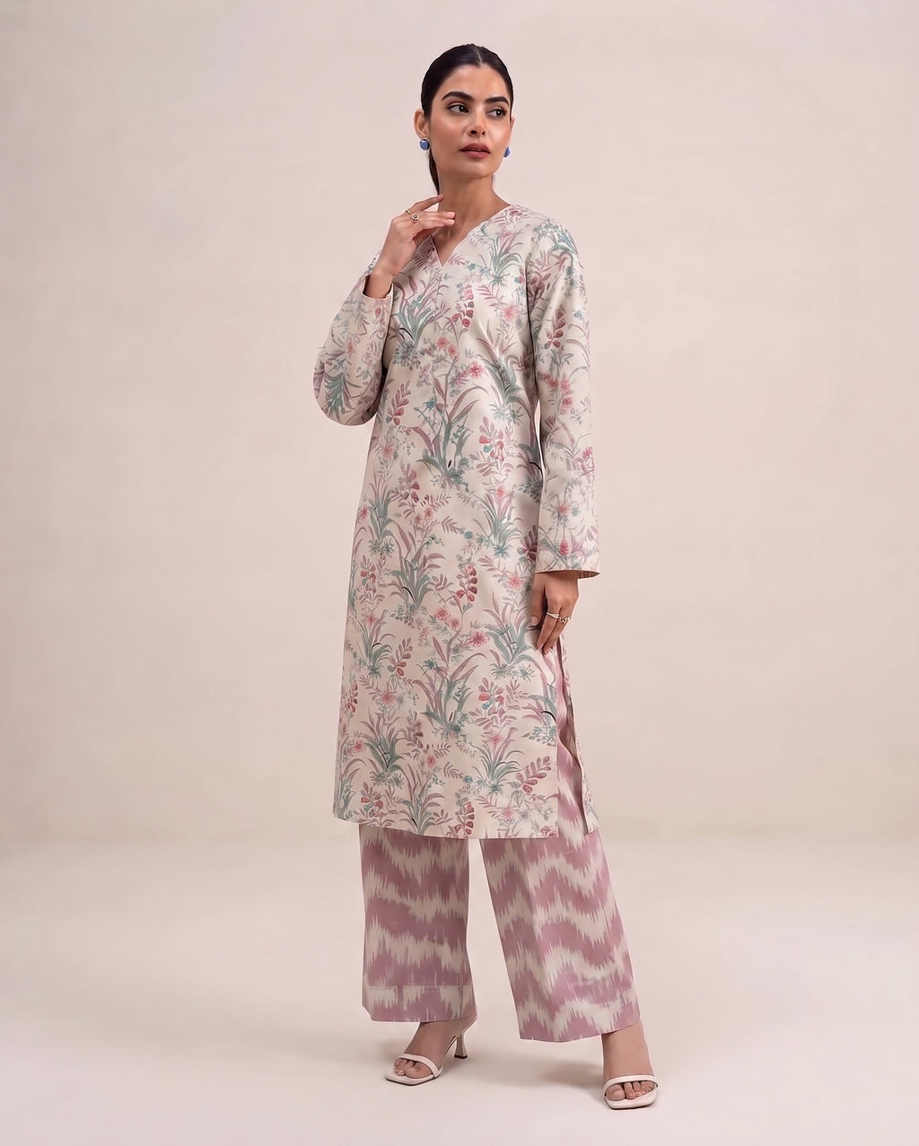 Co-ord Set 2pc Unstitched (NSM Collection)