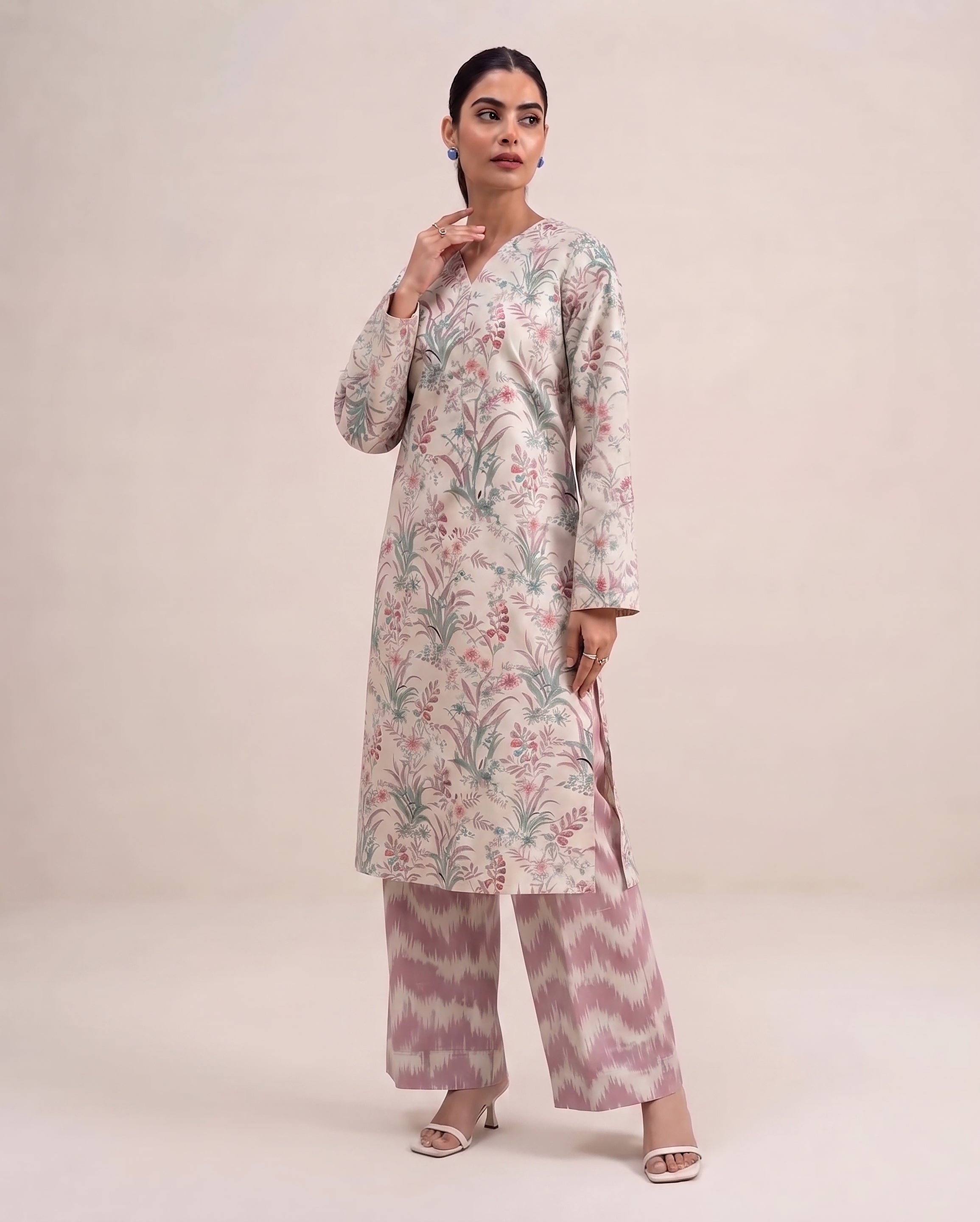 Co-ord Set 2pc Unstitched (NSM Collection)