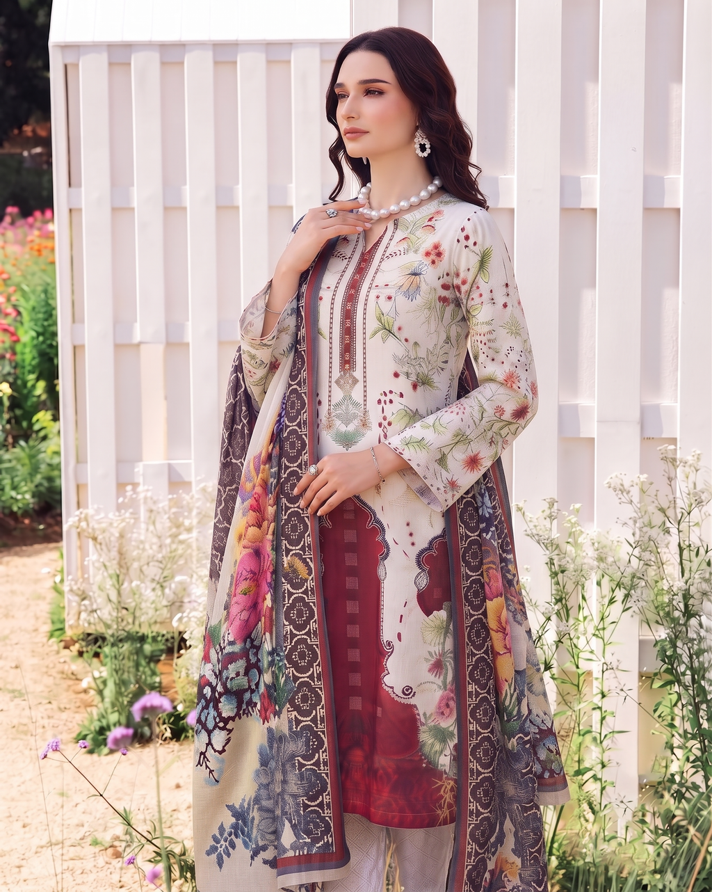 3Pcs Unstitched Suit (NSM Collection)