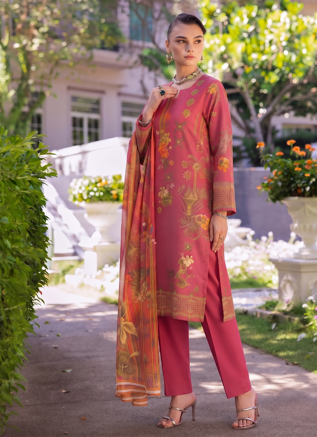 3Pcs Unstitched Suit (NSM Collection)