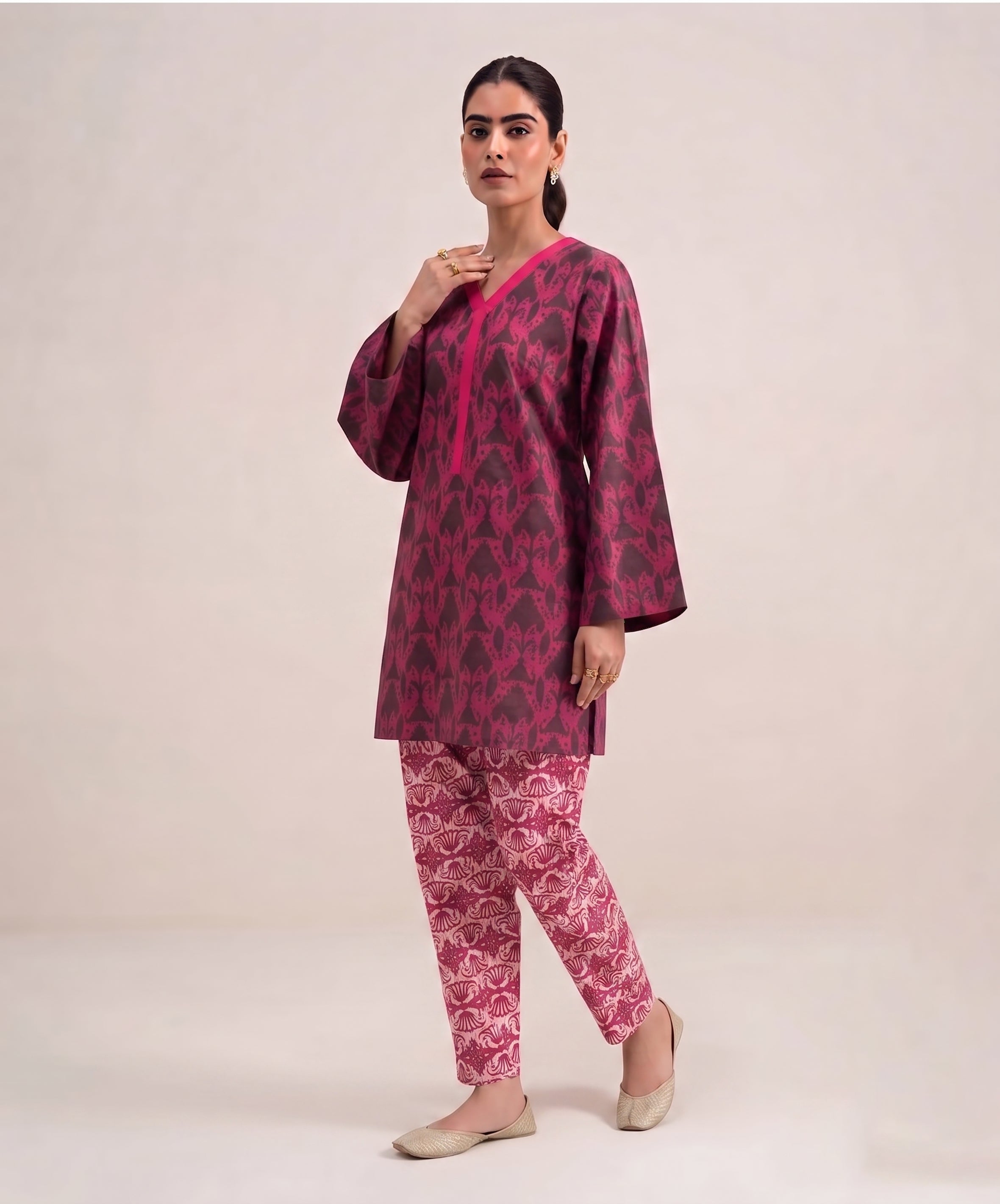 Co-ord Set 2pc Unstitched (NSM Collection)