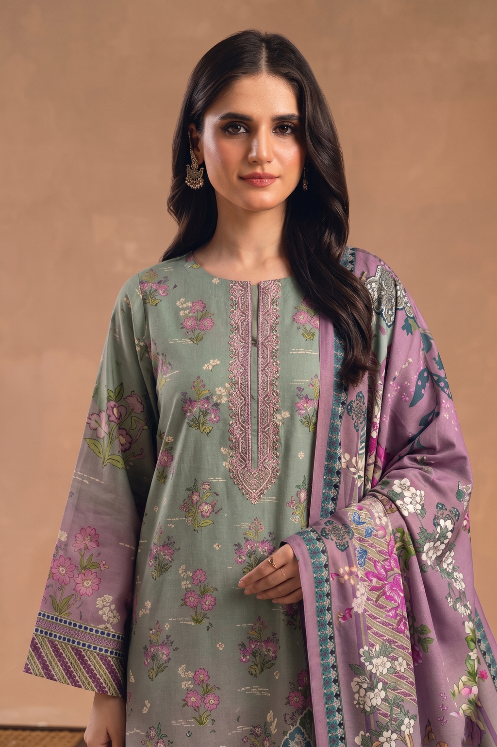 1 Pcs Kurti Unstitched (Logen Collection)