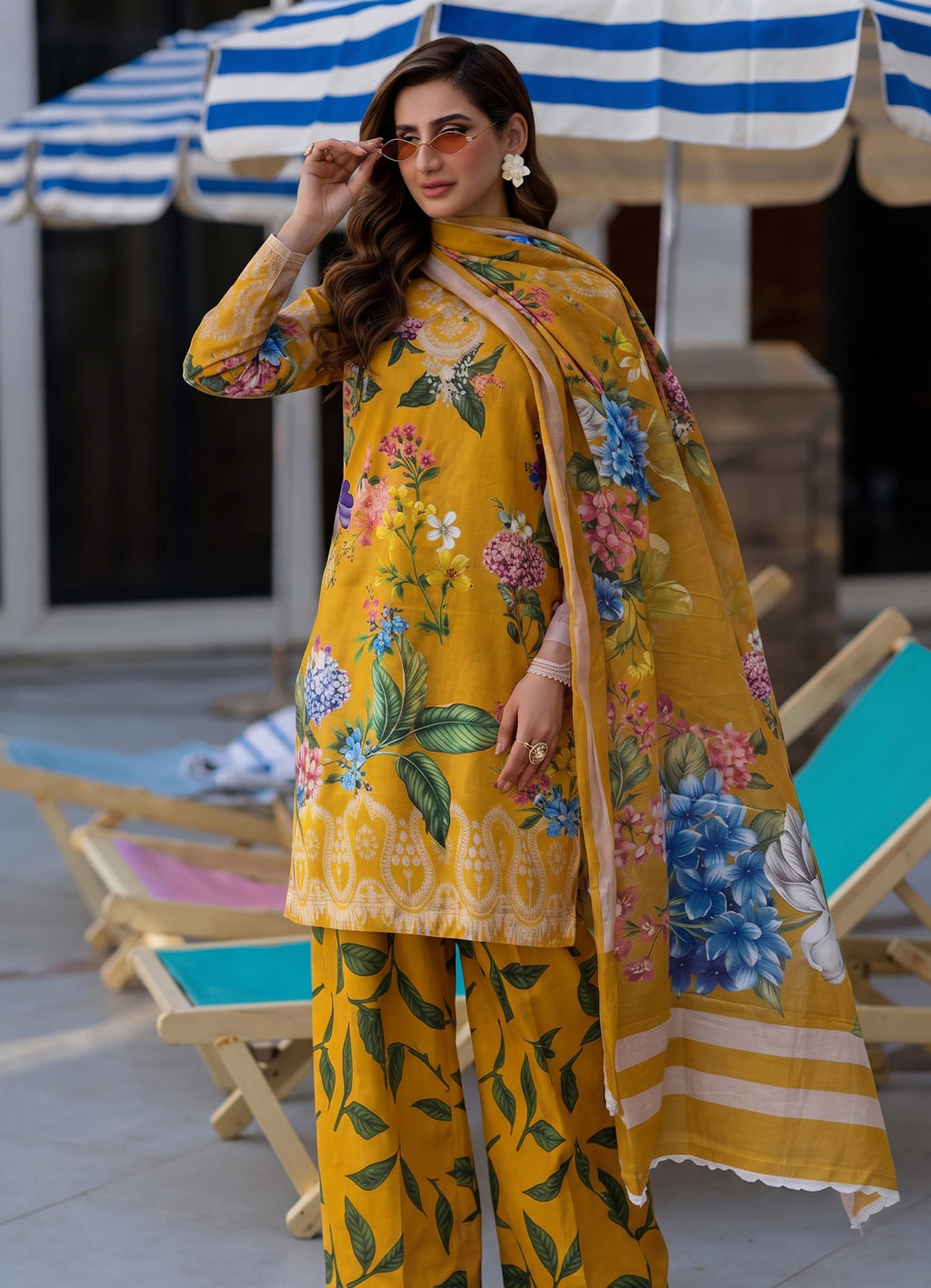 3Pcs Unstitched Suit (Andaaz Collection)