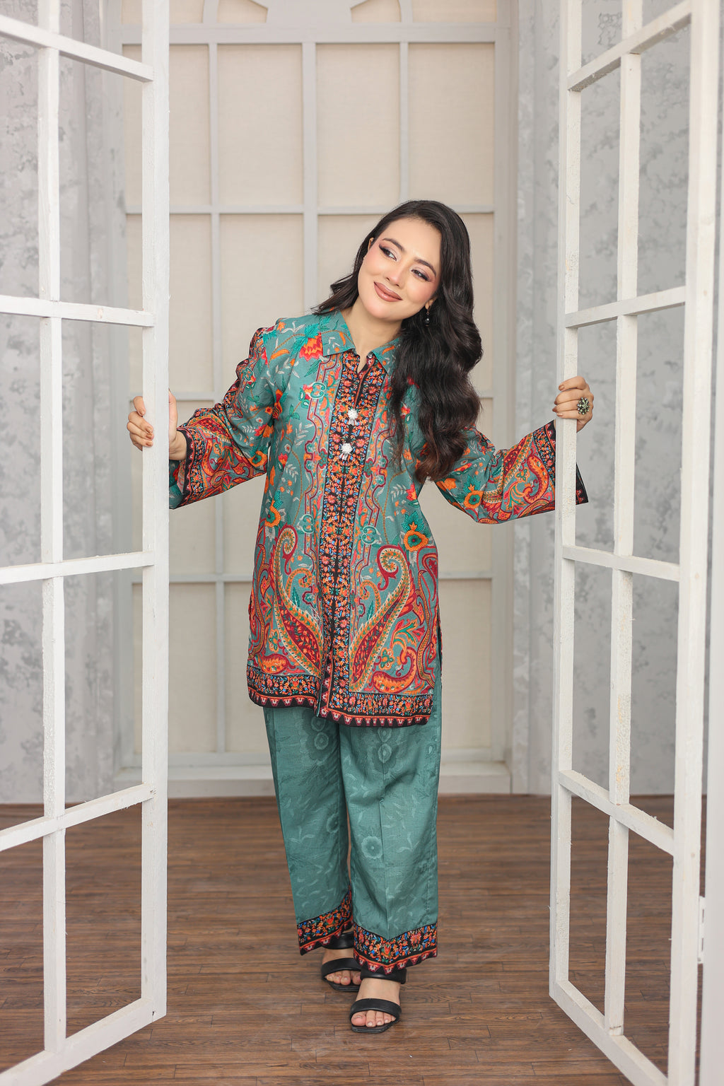 Andaaz Co-ord Set 2pc (Unstitched)