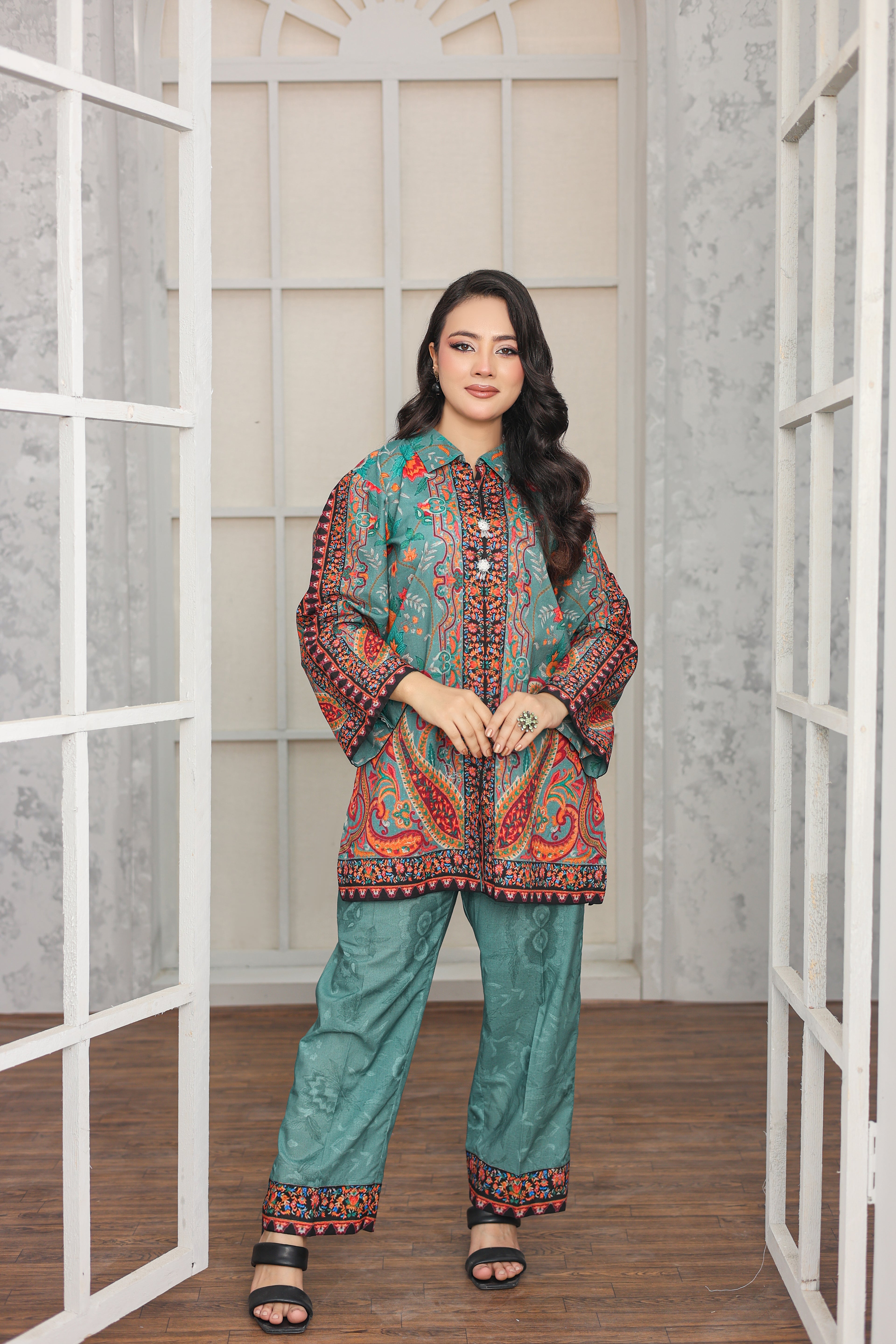Andaaz Co-ord Set 2pc (Unstitched)