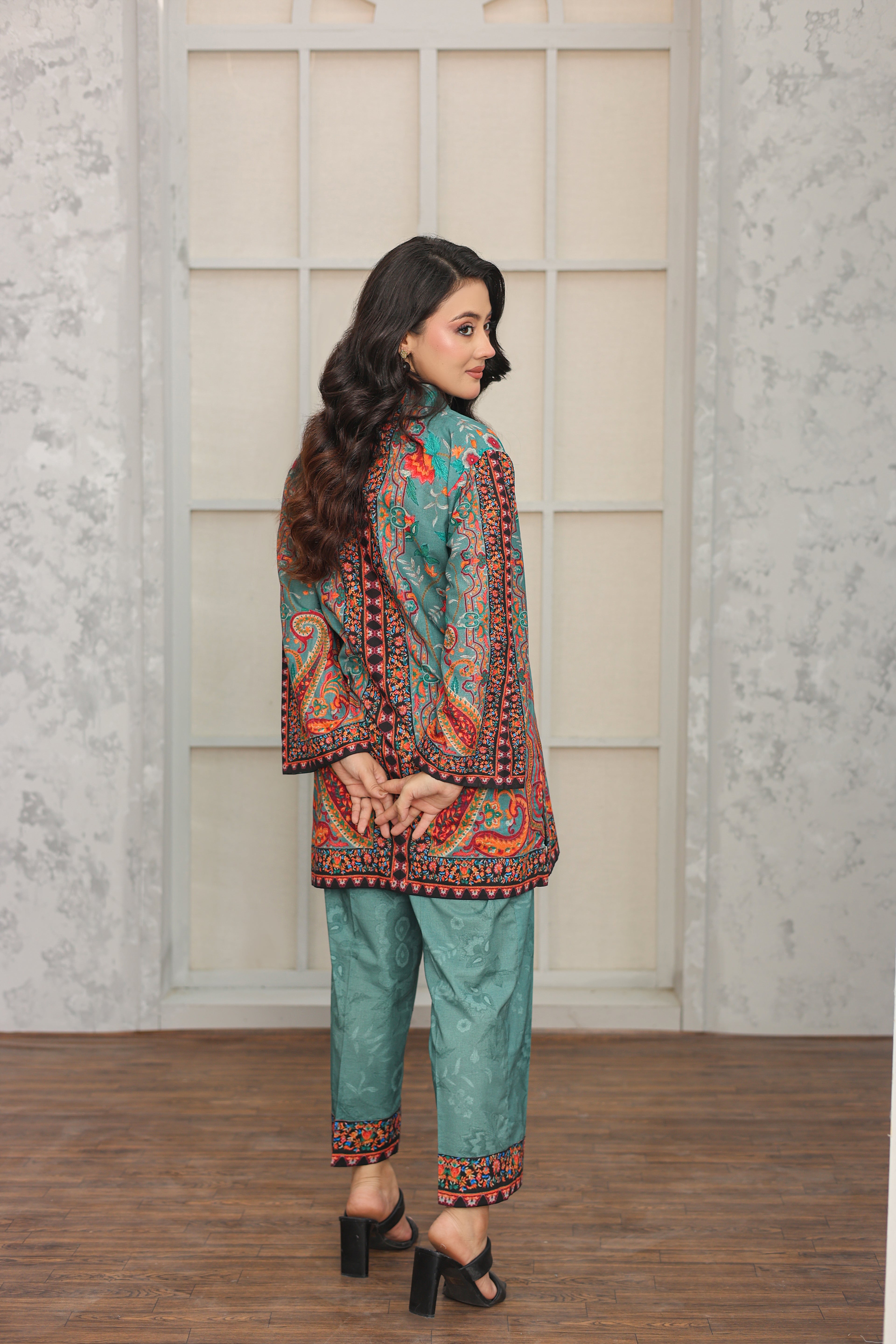 Andaaz Co-ord Set 2pc (Unstitched)