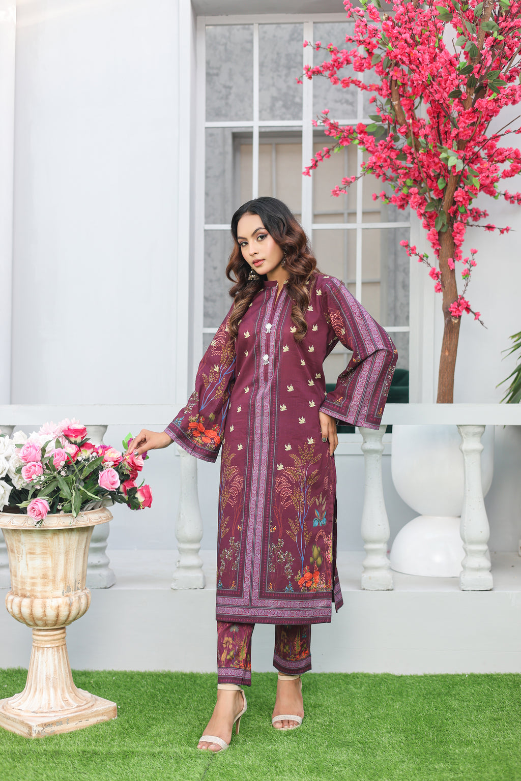 ANDAAZ Co-ord Set 2pc (Unstitched)