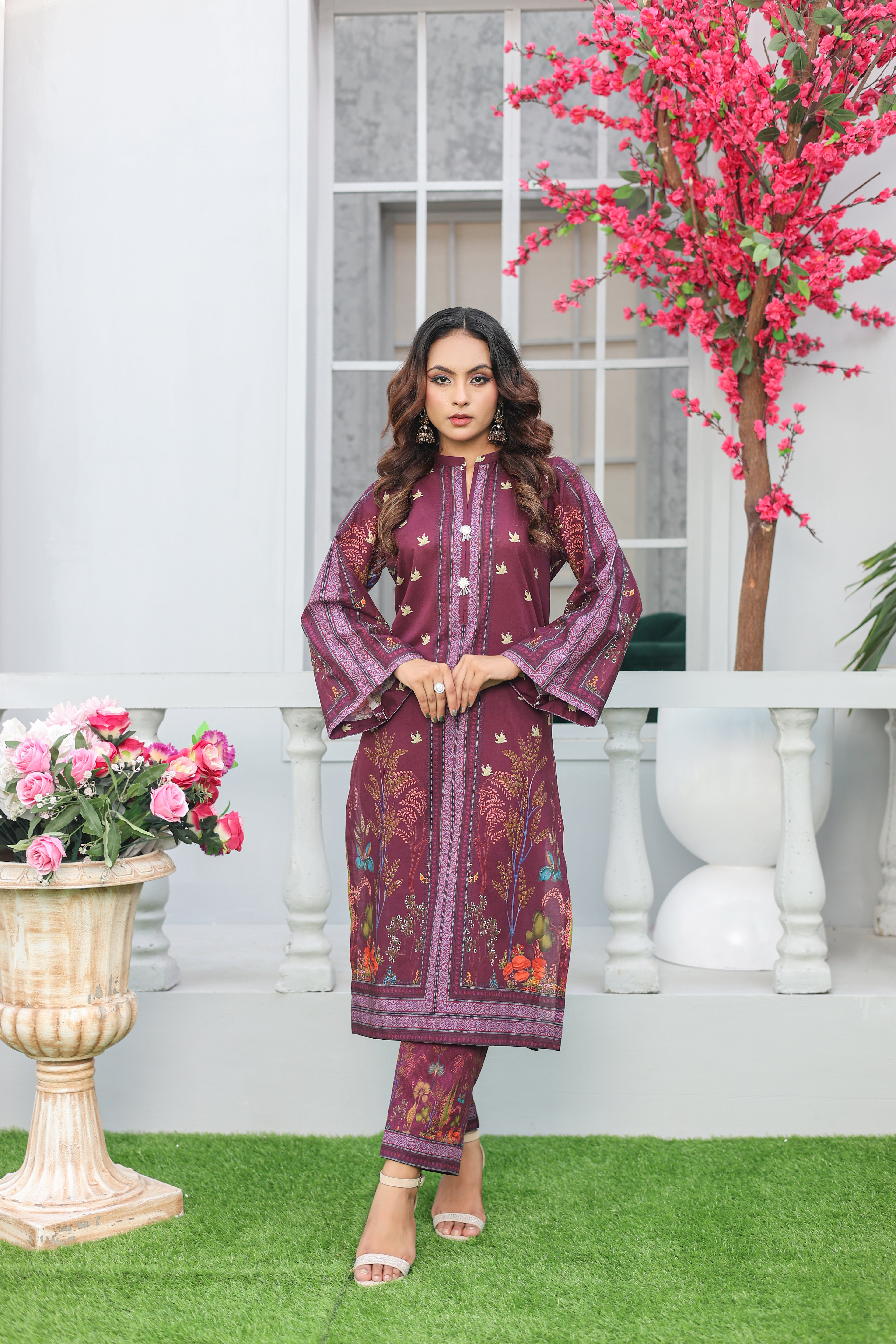 ANDAAZ Co-ord Set 2pc (Unstitched)